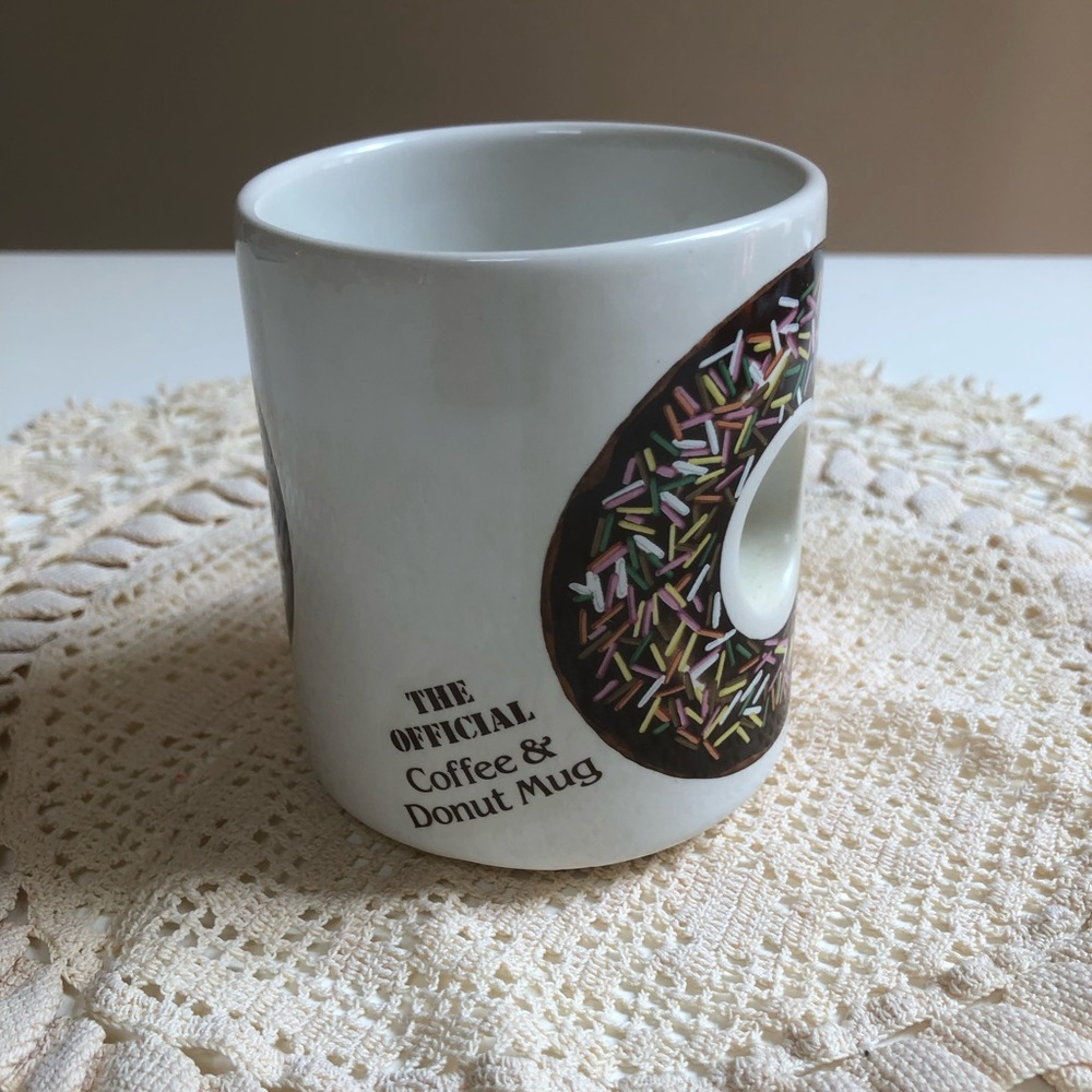 Vintage Coffee & Donut mug - Picture 2 of 5